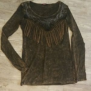 Western Fringe Shirt